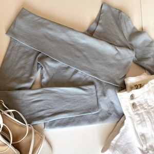 Blue Off the Should Blouse